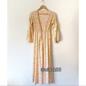 Free People Kadence Robe Maxi Duster length